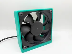 Soldering fume extracter case for 80mm fan