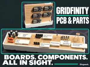 Gridfinity PCB & Parts Organizer
