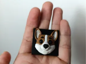 Corgi Fridge Magnet