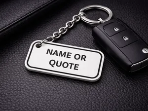 Custom Name or Quote Keychain