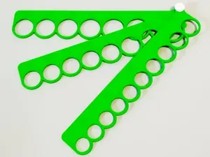 Medidor talla de anillos. Tallas US.