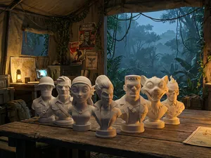Creature Commandos Bust Set