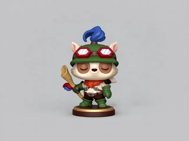 提莫-英雄联盟LOL双城之战-Funko丰高POP涂色玩具