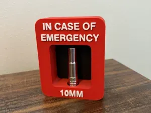 In case of emergency 10mm socket
