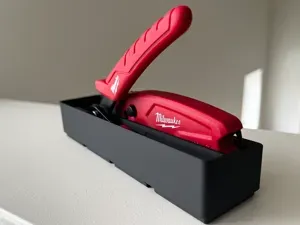 Milwaukee Flush Snips / Knife Organizer Gridfinity
