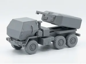 M142 HIMARS Rocket Launcher Military Truck Model