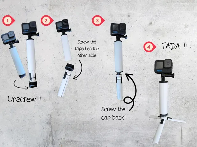 FLOATGRIP – 3-in-1 Tripod & Floating Handle — Фото 5 из 5