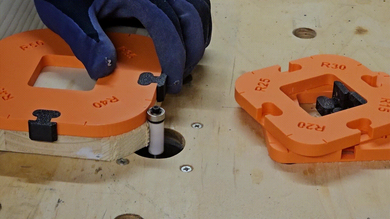Corner Radius Jig for Router