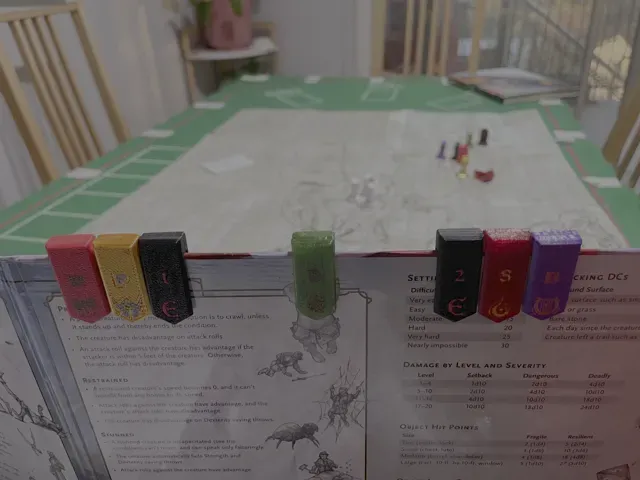 D&D Simple class/npc/enemy initiative markers — Фото 2 из 3