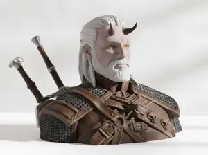 Geralt of Rivia The Witcher Bust