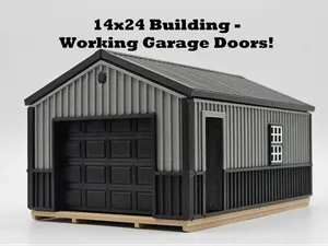 Little Man Garage - 1/64 model garage