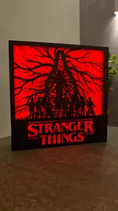 Stranger Things 3D LED Lightbox