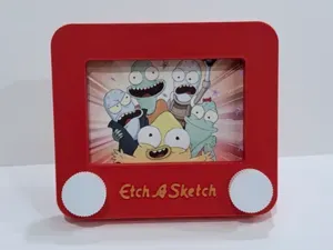 Etch a Sketch Retro Photo Frame