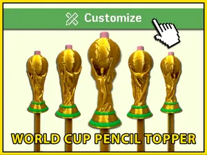 Fifa World Cup Trophy Pencil Topper