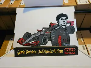 Gabriel Bortoleto - Audi Revolut F1 Team display