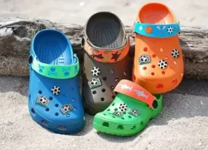 Soccer Croc Charm (Single-/Multi color)