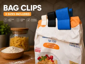 Reusable Bag Clips - 3 Sizes