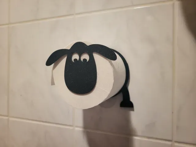 Toilet Paper Holder (Shaun the Sheep) — Image 3 of 4
