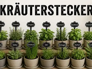 Kräuterstecker Set – Herb Labels - 14 Stecker