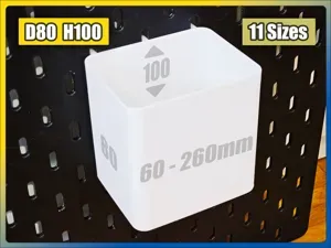 IKEA Skadis Container D80 H100