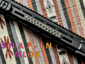 M-LOK Rail Cover Long Honeycomb AMS NO HARDWARE