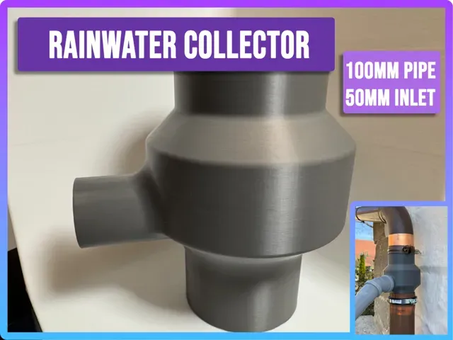 Rainwater Collector - Regen - Dachrinne 50mm inlet