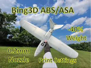 Bing3D ABS/ASA 0.2mm Nozzle profile for RC plane