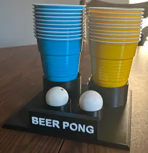 Beer pong cup holder