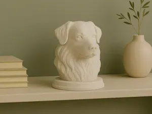 Australian Shepherd – 3D Printable Dog Bust
