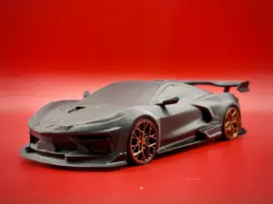 Chevy Corvette C8 Widebody - 1/24 Scale model car!