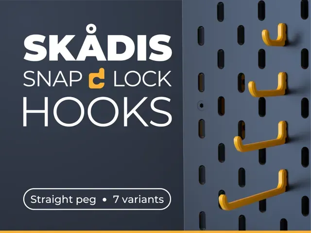 IKEA Skadis Snap Lock Hooks Set