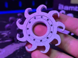 "Sunspin" High Speed Print In Place Fidget Spinner