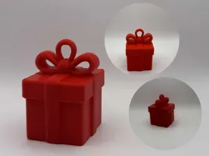 Tiny Gift Box – mini holiday present (Bauble)
