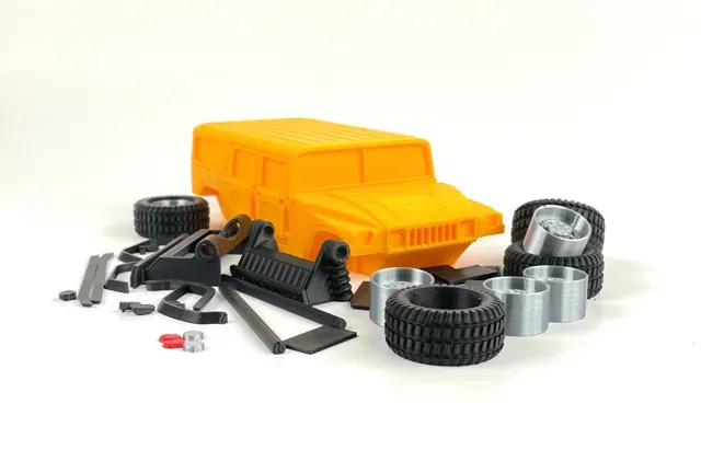 HUMMER H1 (HUMVEE) - model kit - scale 1:24 — Image 3 of 3