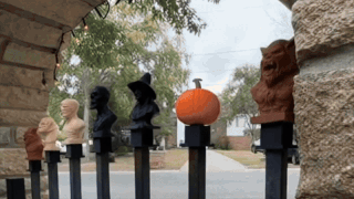 Halloween Finials (Wrought Iron Fence Toppers)