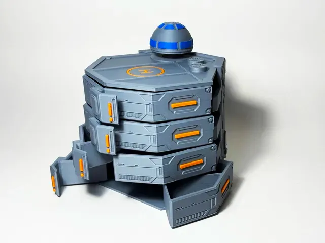 MechVault: Sci-Fi Mechanical Storage Box — Image 5 of 10