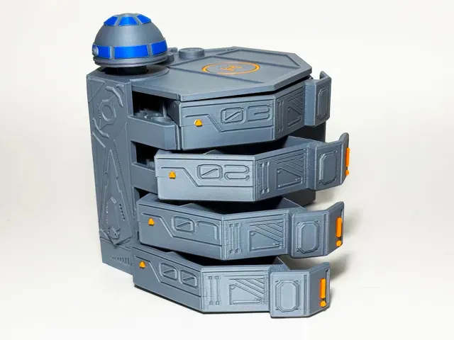 MechVault: Sci-Fi Mechanical Storage Box — Image 8 of 10