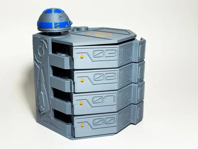 MechVault: Sci-Fi Mechanical Storage Box — Image 3 of 10