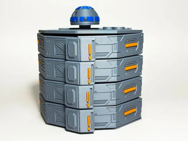 MechVault: Sci-Fi Mechanical Storage Box — Image 4 of 10
