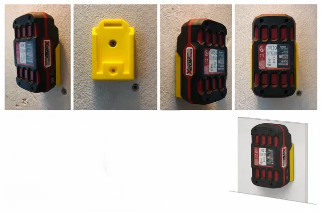 Parkside X20V battery wall mount — Фото 2 из 6