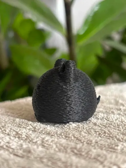 Chubby Cat Keychain - fuzzy charm figurine — Фото 7 из 9