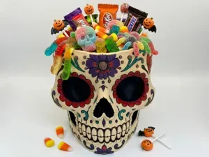 Mexican Skull Candy Bowl – Day of the Dead