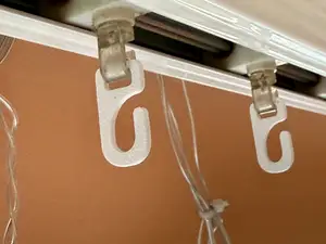 Rail Hook: Convert Vertical Blinds to Curtains