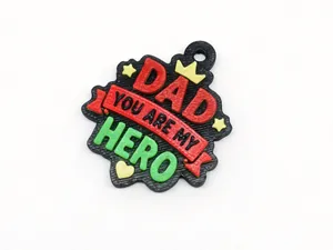 父亲节礼物-you are my heros 钥匙扣挂件