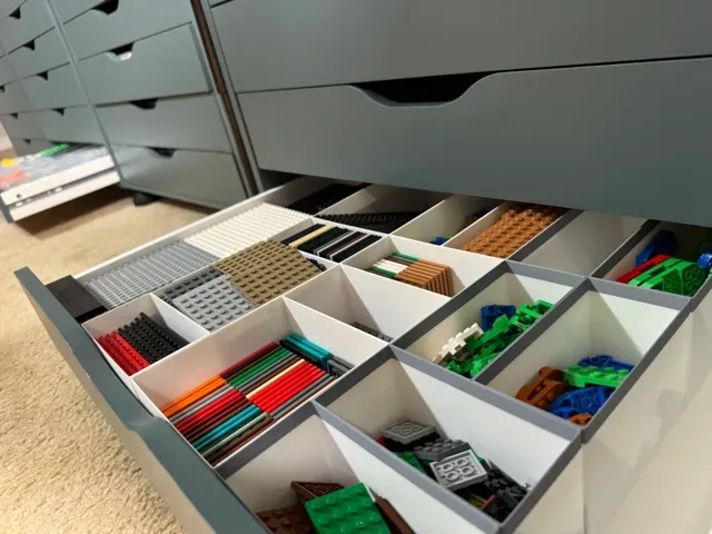 Ikea Alex Modular Drawer Bins (Thin Walls) — Image 2 of 7