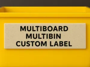 Multiboard Multibin Customizable Labels