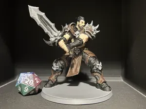 D&D-Krieger (Mehrfarbig)