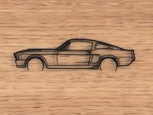 1967 Ford Mustang Wall Art - Scalable