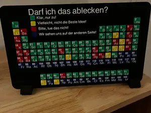 Darf ich das ablecken? – Periodensystem Chemie
