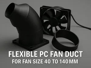 PC Lüfter Modularer Luftkanal 40 60 80 92 120 140